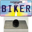 Biker Mississippi Novelty Metal Hat Pin