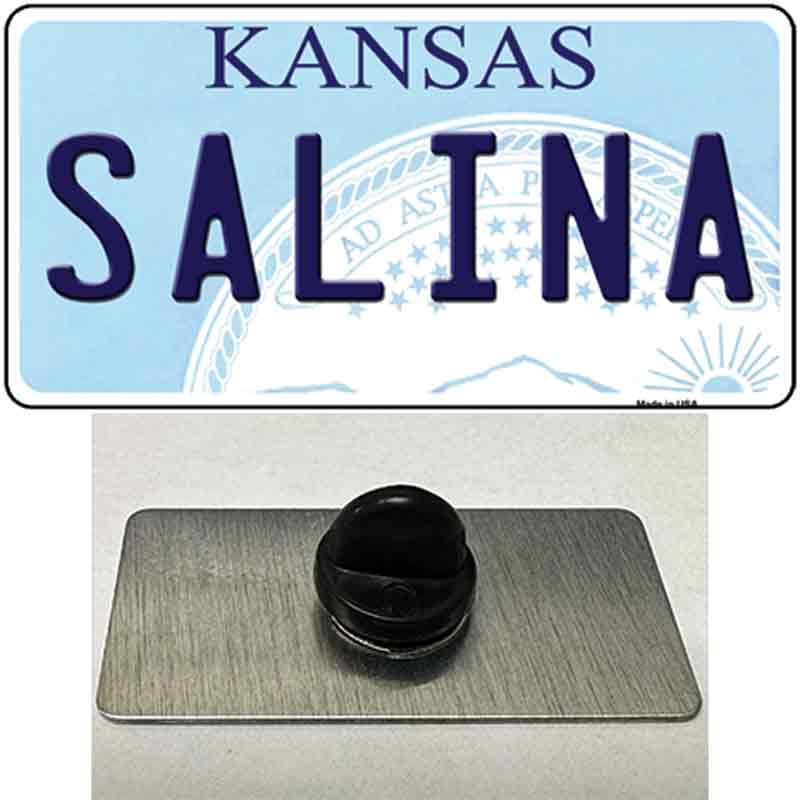 Salina Kansas Novelty Metal Hat Pin