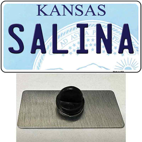 Salina Kansas Novelty Metal Hat Pin