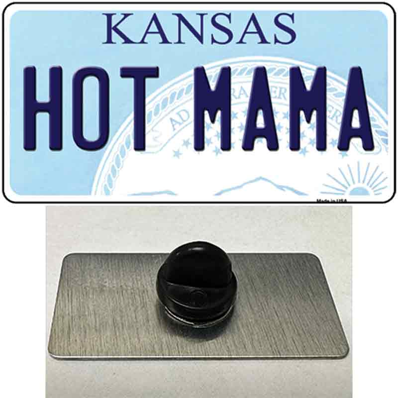 Hot Mama Kansas Novelty Metal Hat Pin