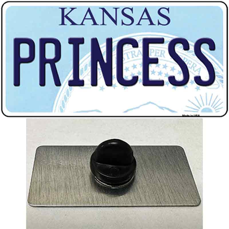 Princess Kansas Novelty Metal Hat Pin