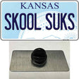 Skool Suks Kansas Novelty Metal Hat Pin