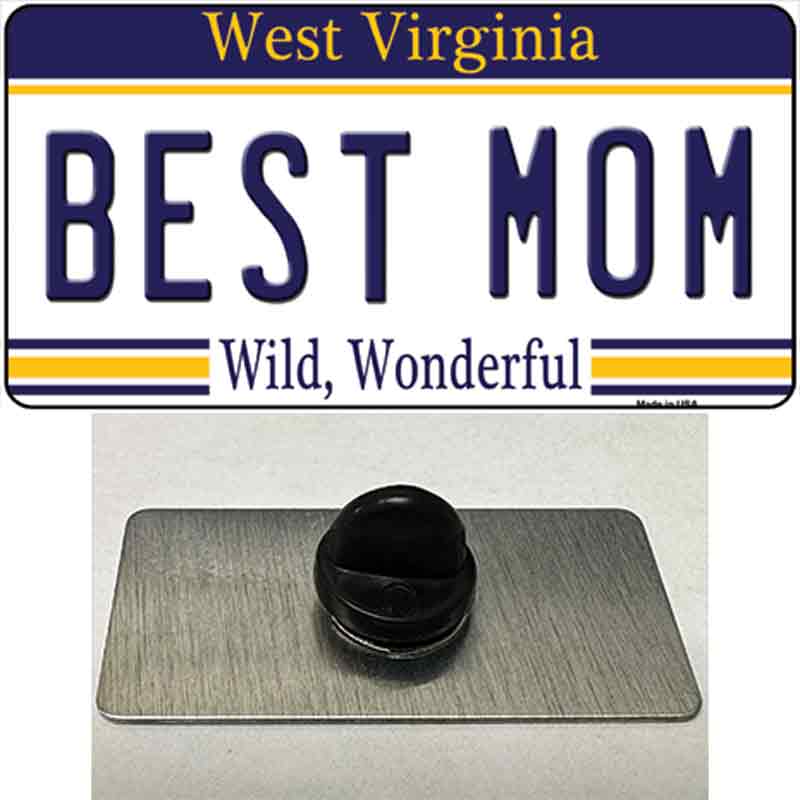 Best Mom West Virginia Novelty Metal Hat Pin