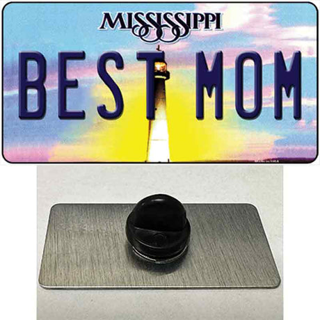 Best Mom Mississippi Novelty Metal Hat Pin