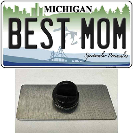 Best Mom Michigan Novelty Metal Hat Pin