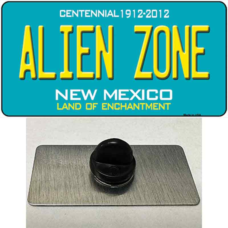 Alien Zone New Mexico State Novelty Metal Hat Pin