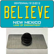 Believe New Mexico Novelty Metal Hat Pin