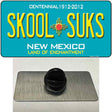 Skool Suks New Mexico Novelty Metal Hat Pin