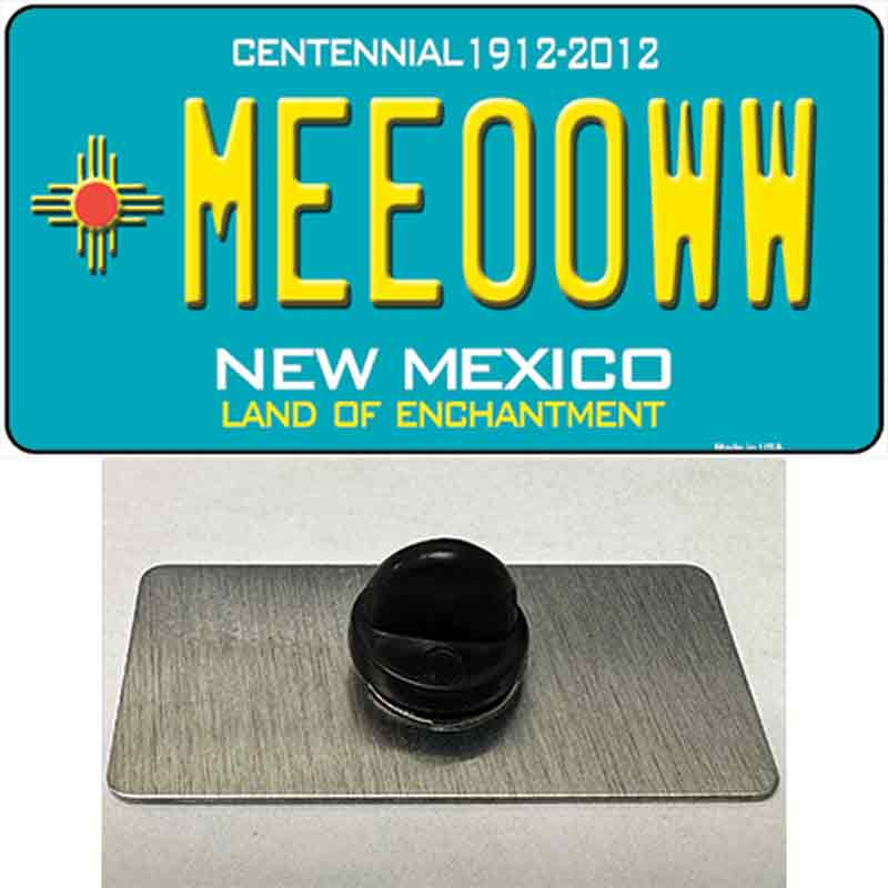 Meeooww New Mexico Novelty Metal Hat Pin