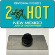 2 Hot Green New Mexico Novelty Metal Hat Pin