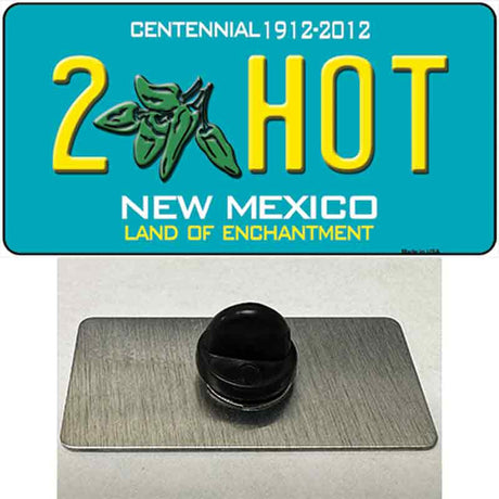 2 Hot Green New Mexico Novelty Metal Hat Pin