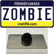 Zombie Pennsylvania State Novelty Metal Hat Pin