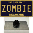 Zombie Delaware Novelty Metal Hat Pin