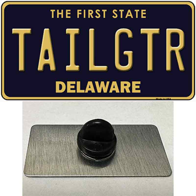 Tailgtr Delaware Novelty Metal Hat Pin