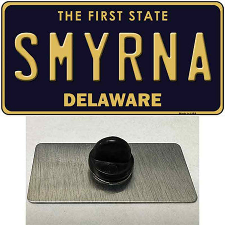 Smyrna Delaware Novelty Metal Hat Pin