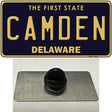 Camden Delaware Novelty Metal Hat Pin