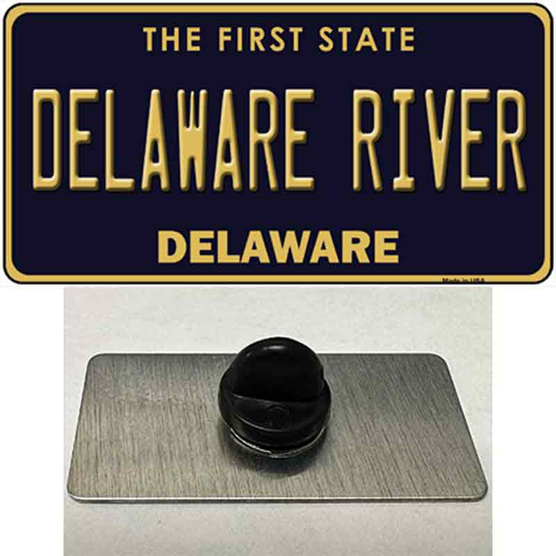 Delaware River Delaware Novelty Metal Hat Pin