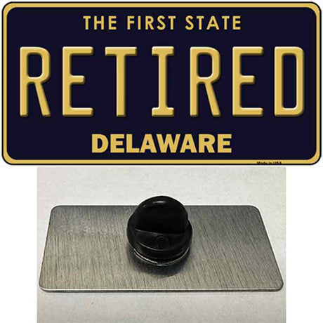 Retired Delaware Novelty Metal Hat Pin