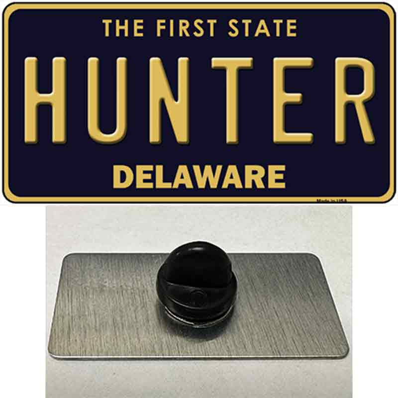 Hunter Delaware Novelty Metal Hat Pin