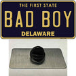 Bad Boy Delaware Novelty Metal Hat Pin