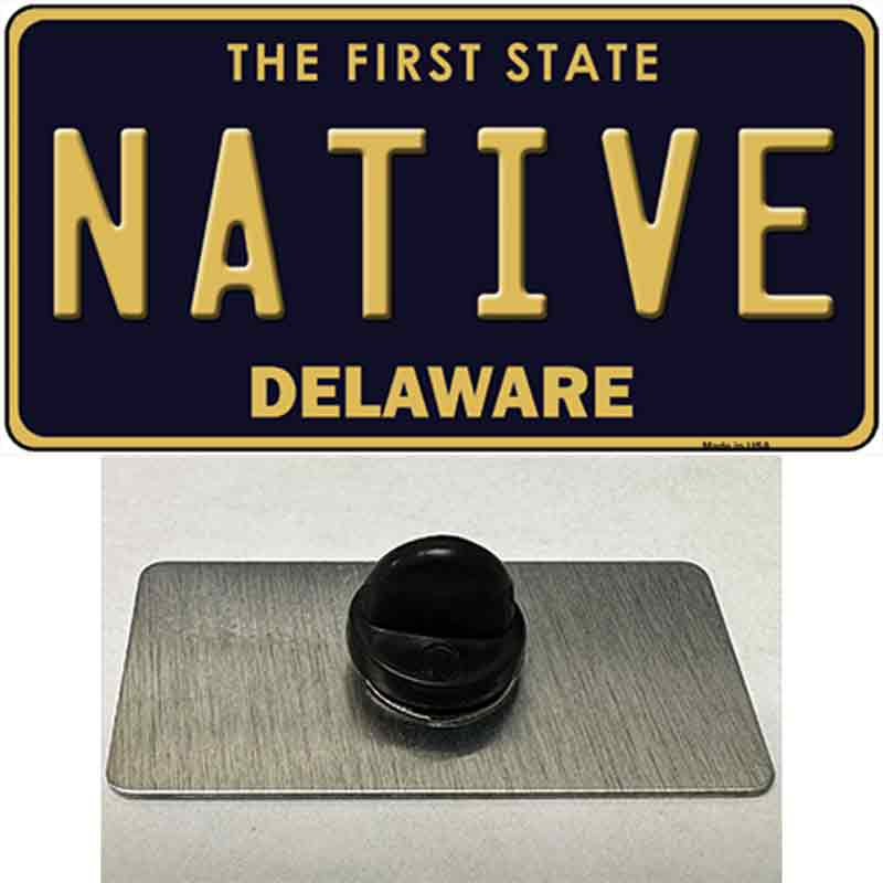 Native Delaware Novelty Metal Hat Pin