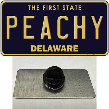 Peachy Delaware Novelty Metal Hat Pin