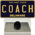 Coach Delaware Novelty Metal Hat Pin