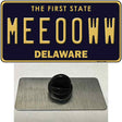 Meeooww Delaware Novelty Metal Hat Pin