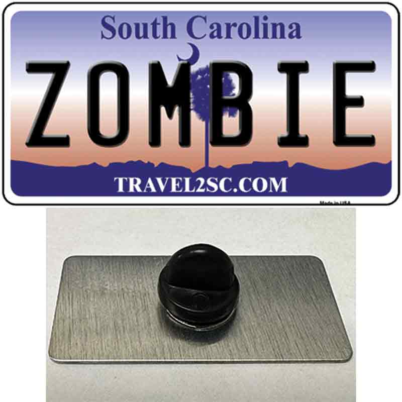 Zombie South Carolina Novelty Metal Hat Pin