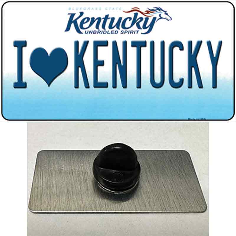 I Love Kentucky Novelty Metal Hat Pin