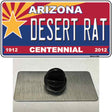 Arizona Centennial Desert Rat Novelty Metal Hat Pin