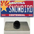 Arizona Centennial Snowbird Novelty Metal Hat Pin