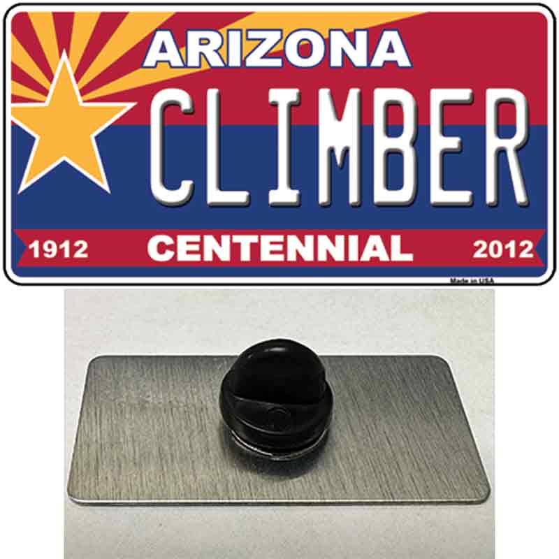 Arizona Centennial Climber Novelty Metal Hat Pin