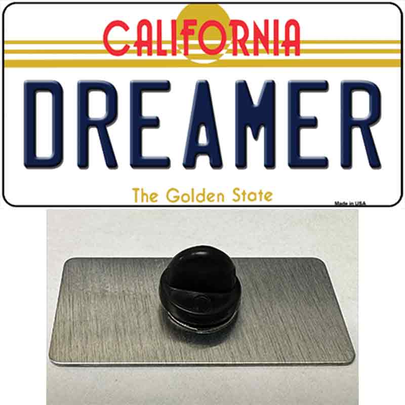 Dreamer California Novelty Metal Hat Pin