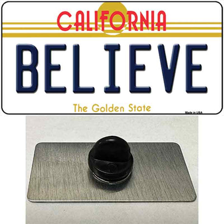 Believe California Novelty Metal Hat Pin