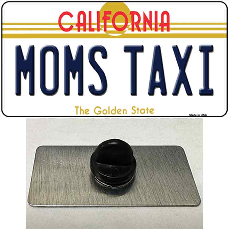 Moms Taxi California Novelty Metal Hat Pin