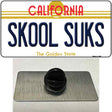 Skool Suks California Novelty Metal Hat Pin