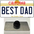 Best Dad California Novelty Metal Hat Pin