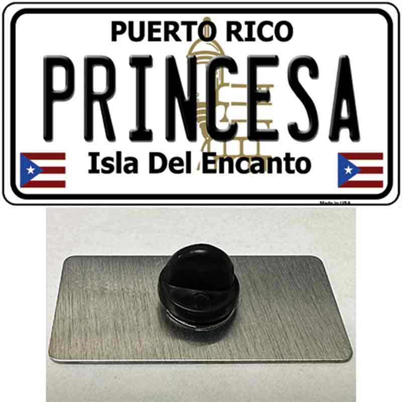 Princesa Puerto Rico Novelty Metal Hat Pin