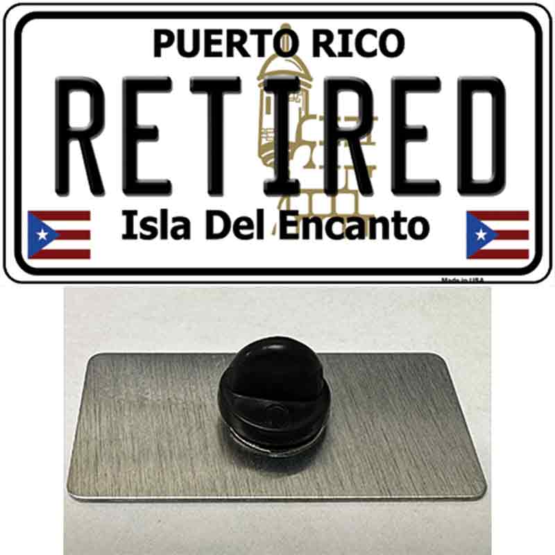 Retired Puerto Rico Novelty Metal Hat Pin