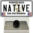 Native Puerto Rico Novelty Metal Hat Pin