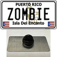 Zombie Puerto Rico Novelty Metal Hat Pin