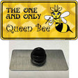 Queen Bee Yellow Novelty Metal Hat Pin