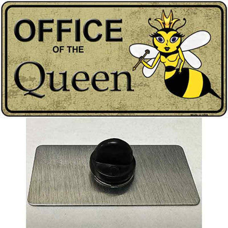 Office Of Queen Bee Novelty Metal Hat Pin