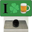 Shamrock Beer Novelty Metal Hat Pin