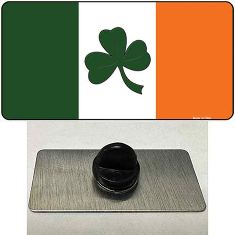 Shamrock Irish Flag Novelty Metal Hat Pin