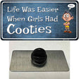 When Girls Had Cooties Novelty Metal Hat Pin