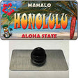 Honolulu Hawaii State Novelty Metal Hat Pin