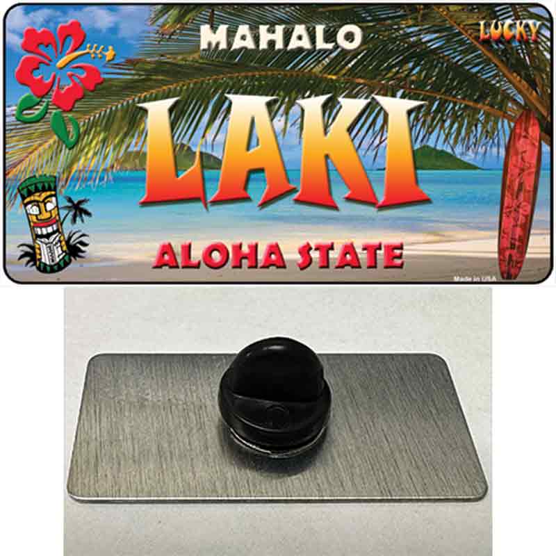 Laki Hawaii State Novelty Metal Hat Pin