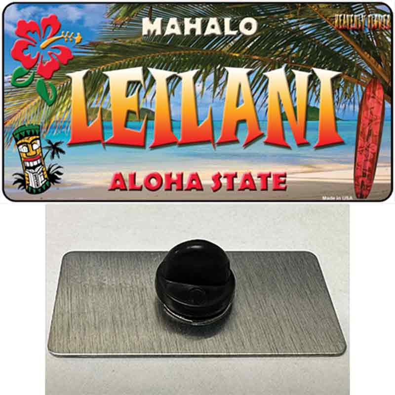 Leilani Hawaii State Novelty Metal Hat Pin